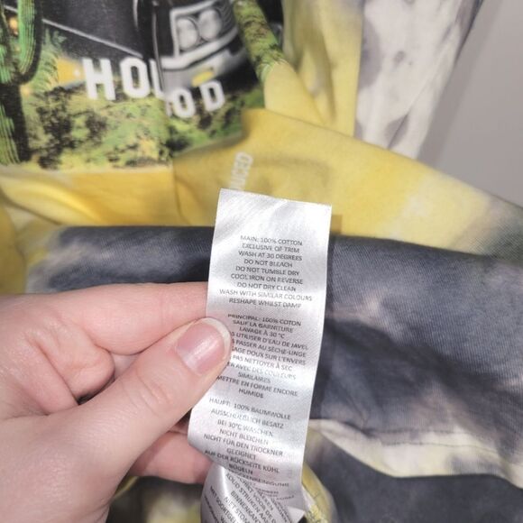 New Boohoo Man Homme Tie Dye T-Shirt 4XL - Picture 6 of 14